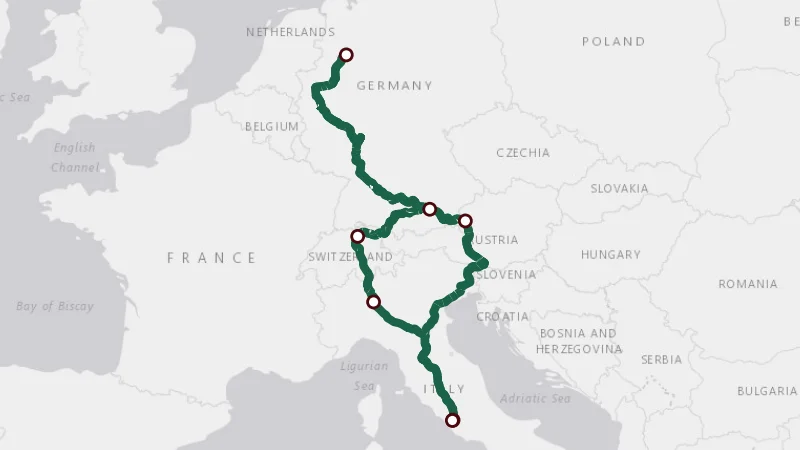 Route preview